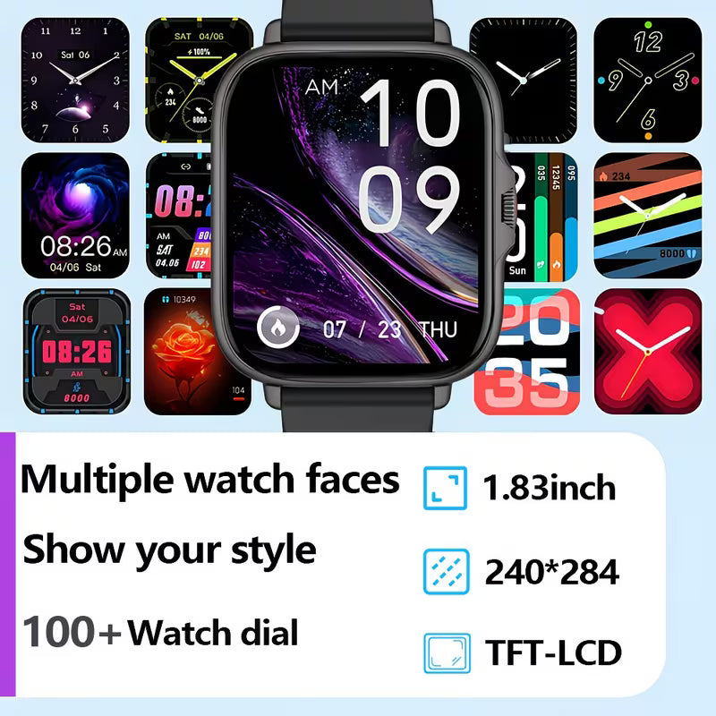 Latest Smart Watch, Premium 1.83-Inch Touchscreen