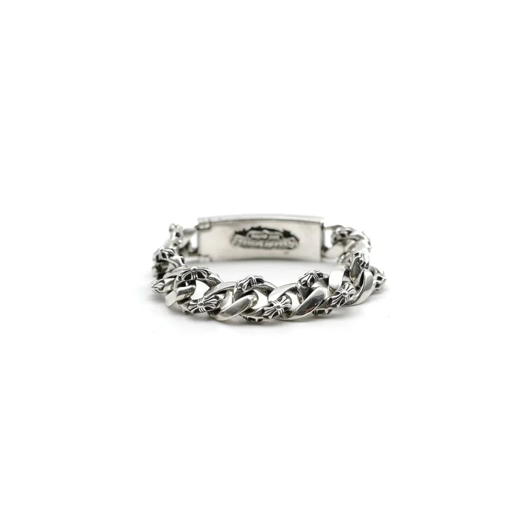 Chrome Hearts DAGGER ID FANCY LINK CLIP BRACELET 9